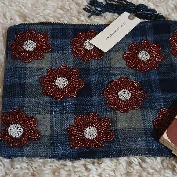 NWT ANTHROPOLOGIE BEADED BAG /NOTE BOOK - Picture 5 of 15